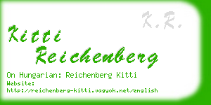 kitti reichenberg business card